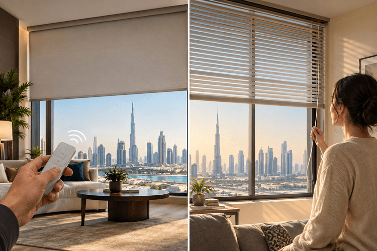 Motorized blinds vs manual blinds
