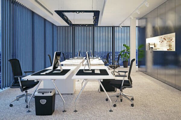 Office blinds and curtains